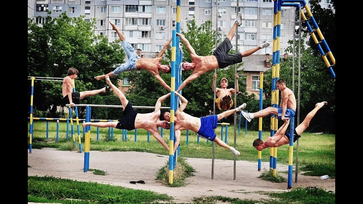 Групповая зарядка на свежем воздухе